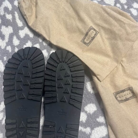 Men's Gucci Web Slide - Black - Picture 3 of 8